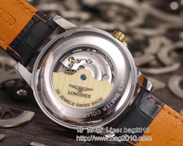 LONGINES浪琴 睿智風範 精緻款 頂級機械男士腕表 WSS2208